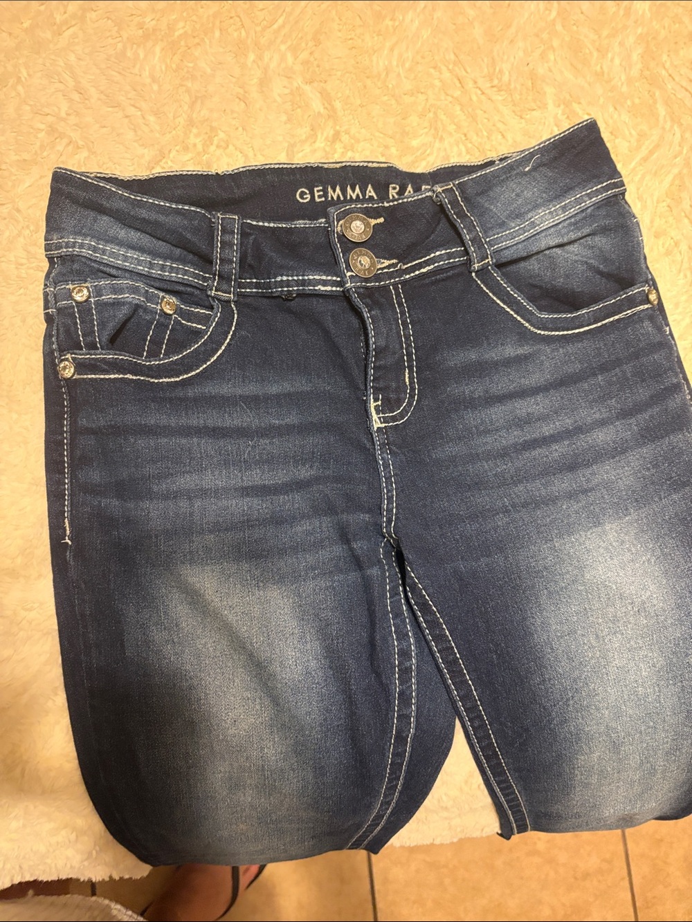 Dark Blue Women's Stretch Jeans